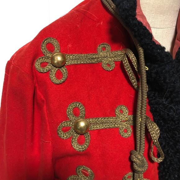 Vintage Red Military Costume Jacket - Picture 7 of 7
